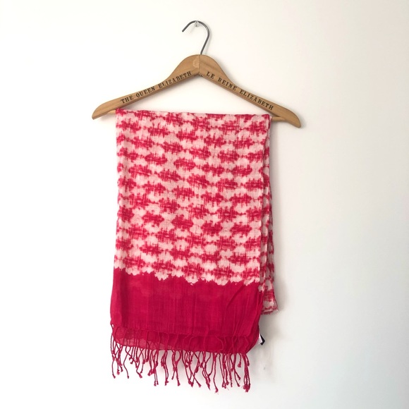 GAP New Pink Tie-dye Scarf - Picture 2 of 5